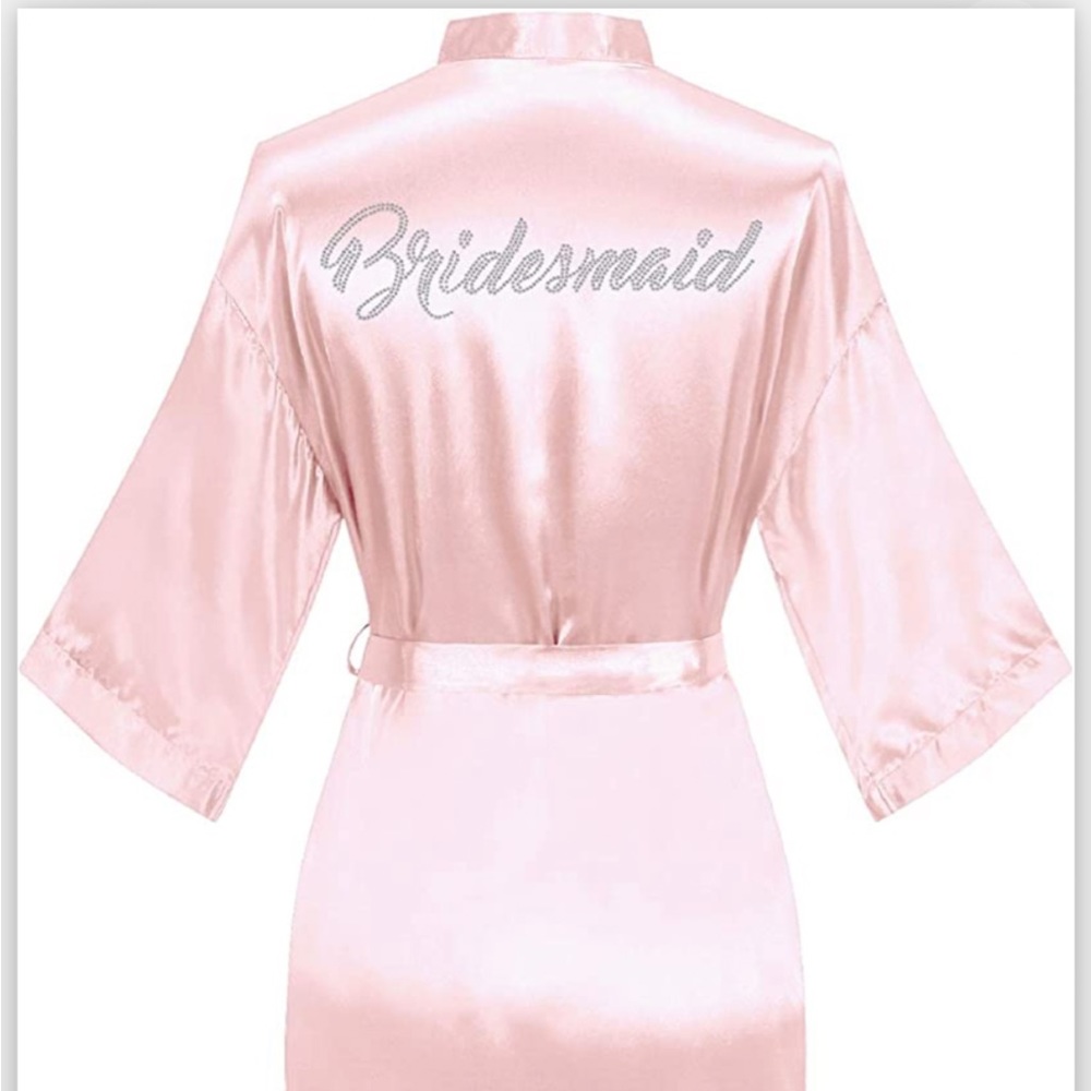 Pink Bridesmaid Robe